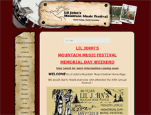 Tablet Screenshot of littlejohnsmountainmusic.com